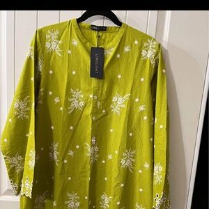 Womens Pakistani / Indian Shirt New (Limelite)